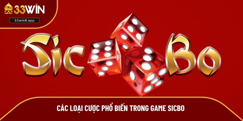 Các loại cược phổ biến có trong game Sicbo 