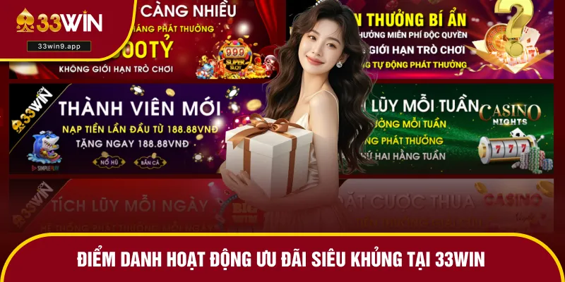 Hệ thống khuyến mãi siêu hoành tráng, thưởng mỗi ngày